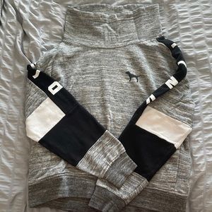 PINK!! GREY LONG SLEEVE/ HOODIE